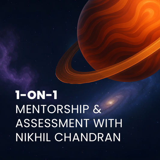 1-on-1 Mentorship & Assessment with Nikhil Chandran