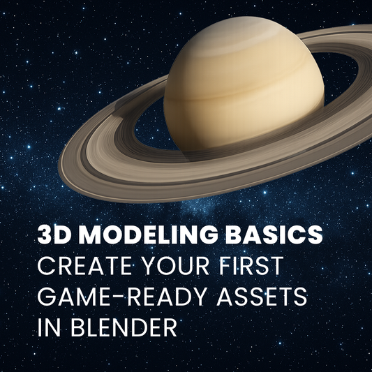 3D Modeling Basics – Create Your First Game-Ready Assets in Blender